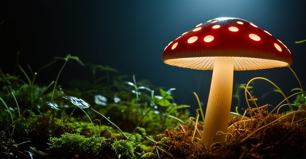 Lumineuse et fantaisiste : la lampe champignon à découvrir